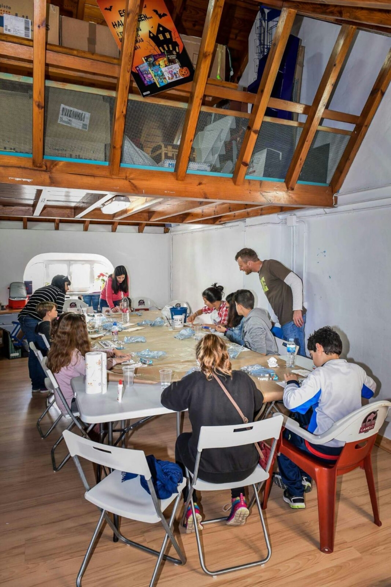 Taller simulación arqueologia y Mosaico
